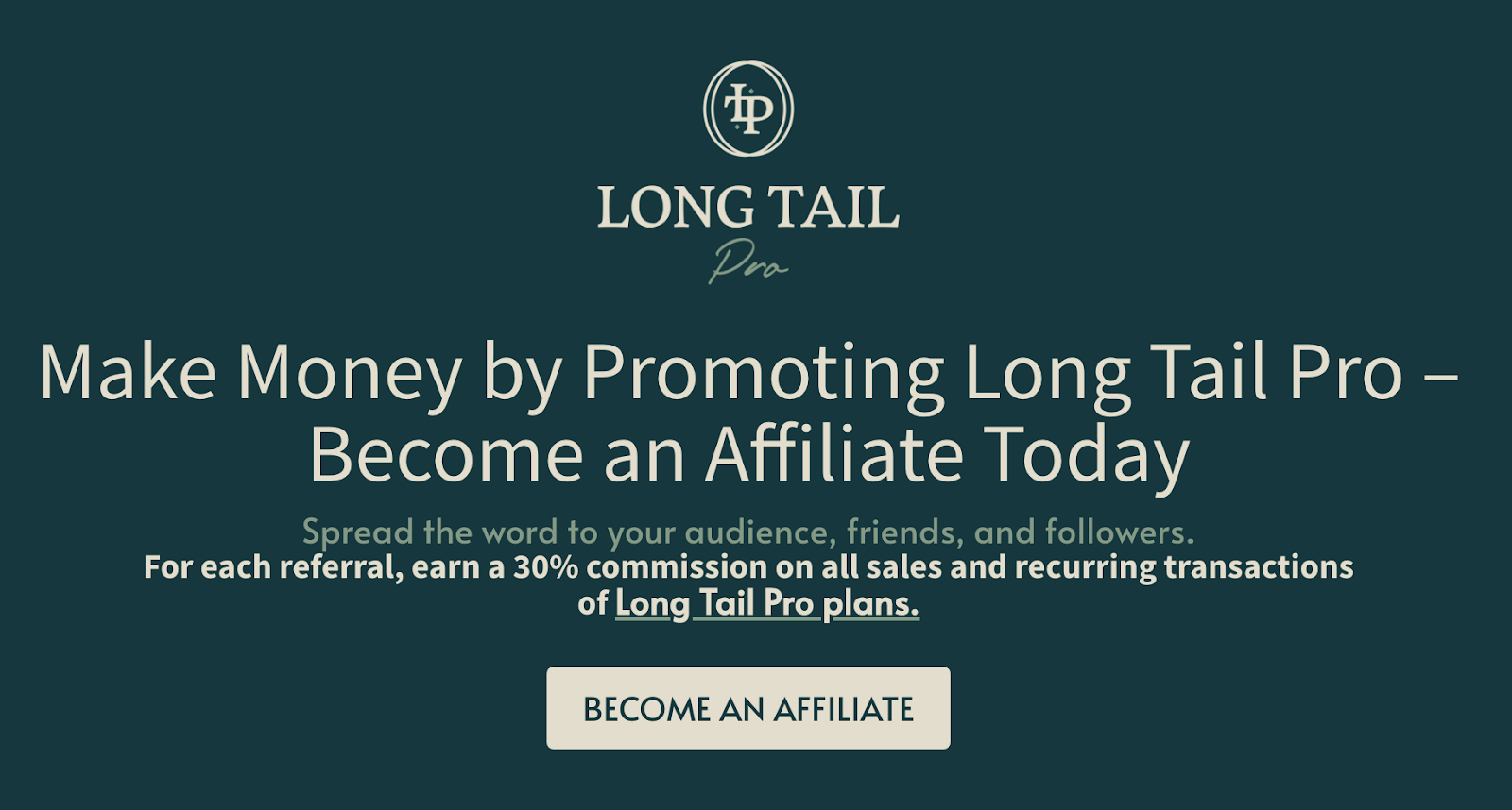 Long Tail Pro Affiliate Program