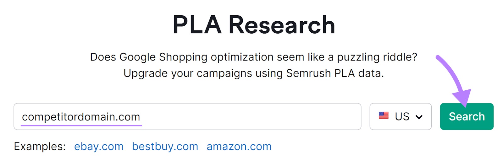 PLA研究工具 search bar