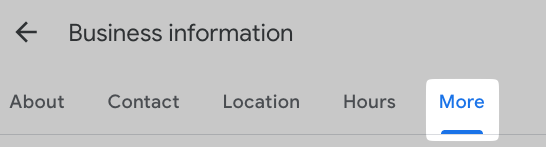 “更多” button highlighted