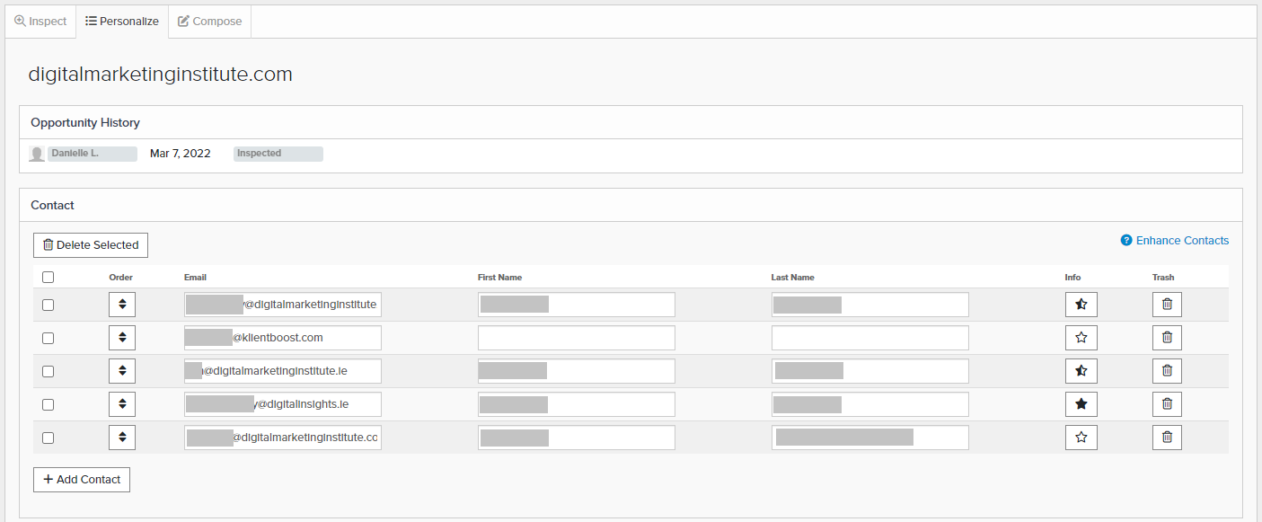 Obtaining email addresses associated with your target sites in 斗鸡箱