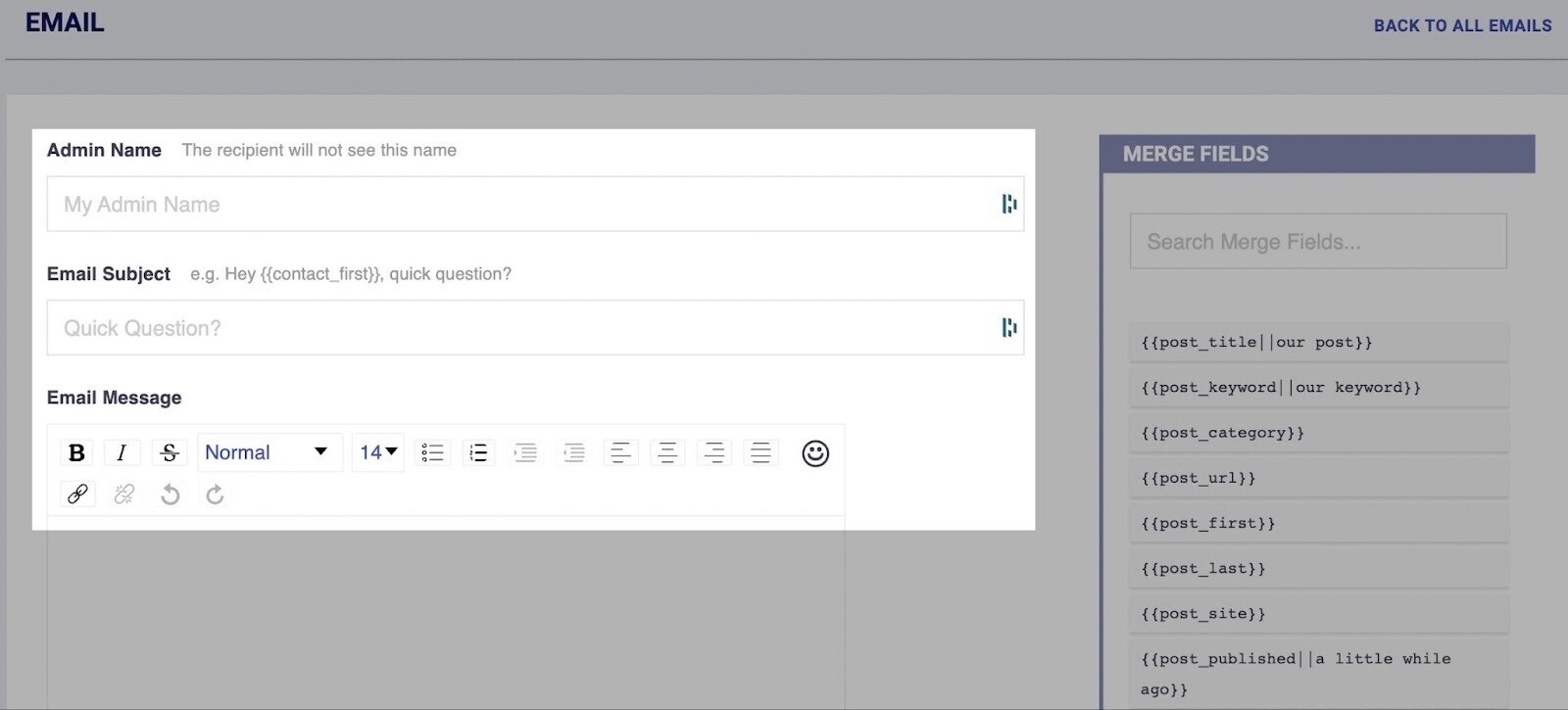 set up custom email sequences in 波斯塔加